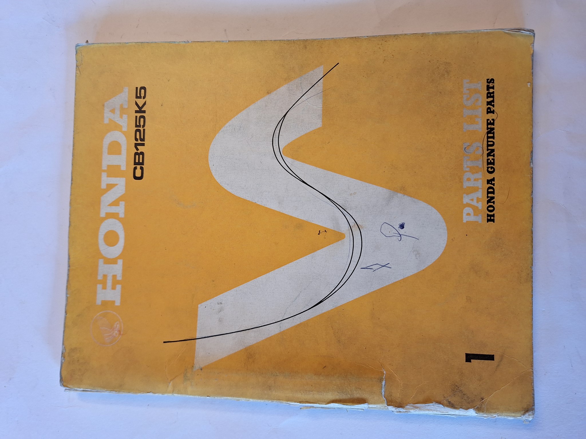 Bild von Ersatzteiliste  Honda  CB125K5  1333611
